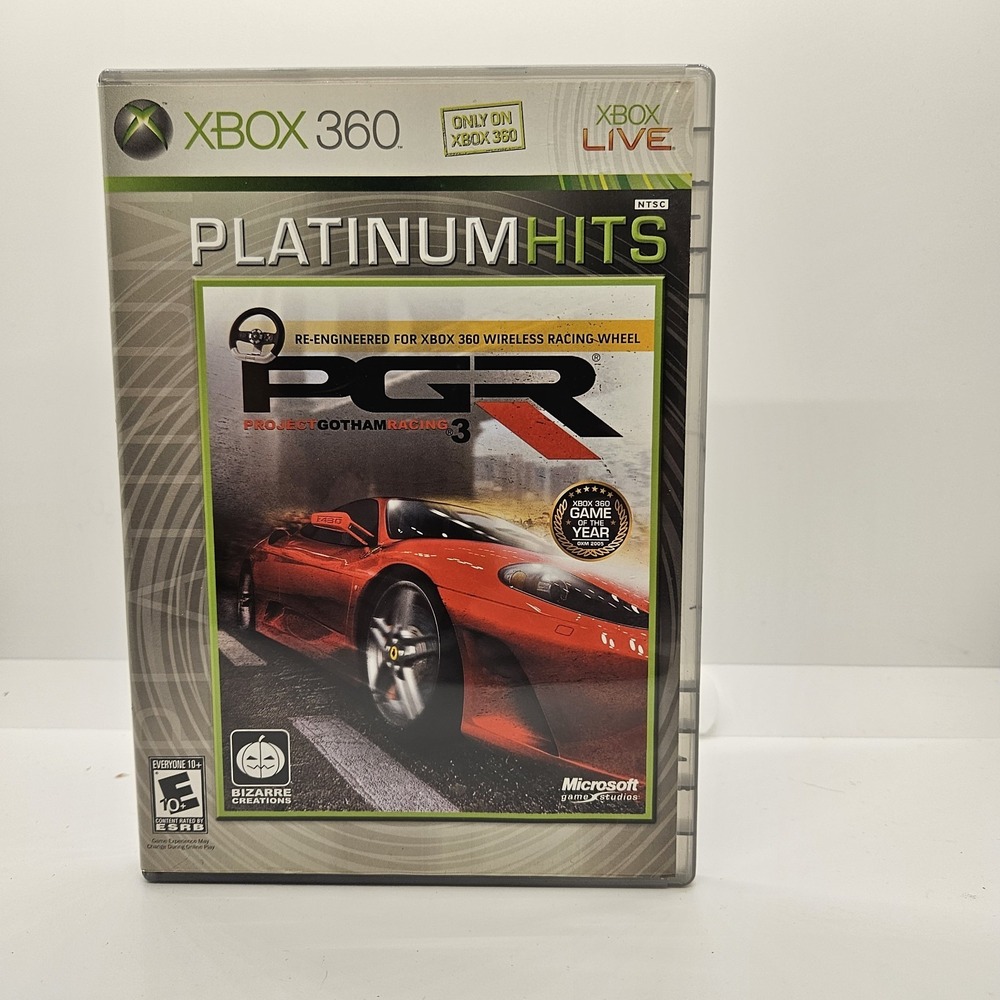 Project‎ Gotham Racing 3 Xbox 360 Platinum Hits Complete PGR3